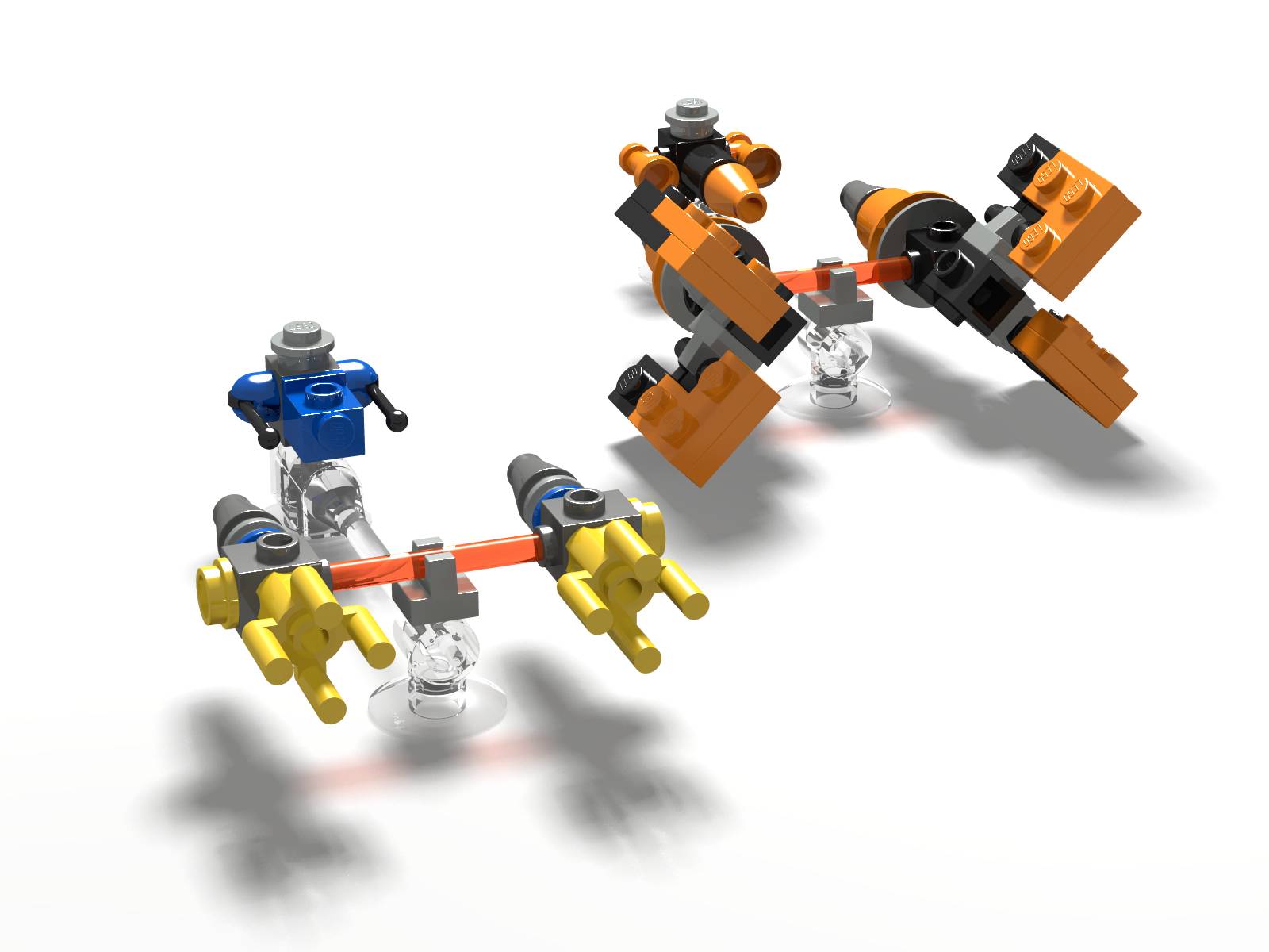 Sebulba's podracer & anakin's podracer (Sebulba's Podracer & Anakin's Podracer)
