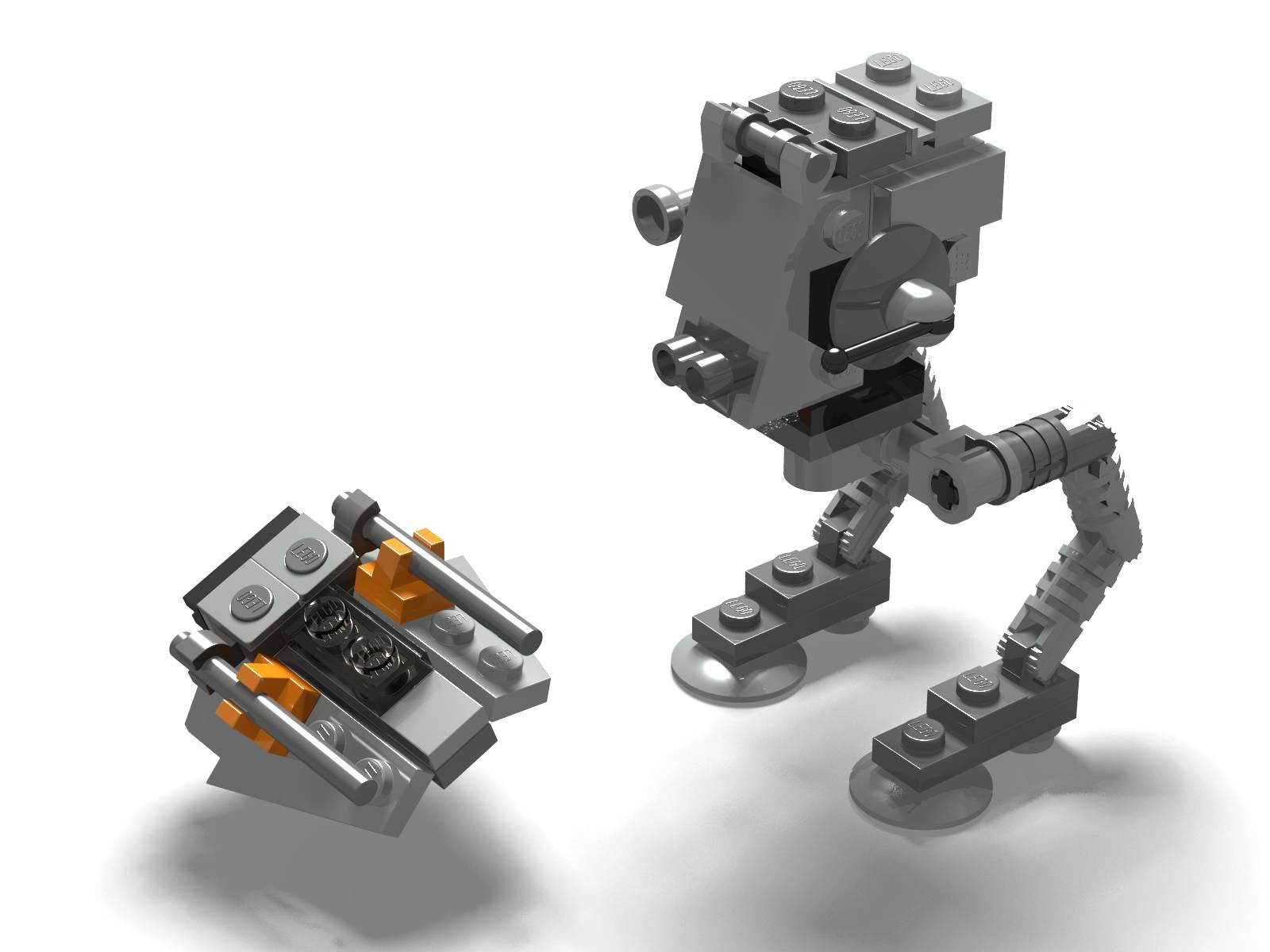 AT-ST & snowspeeder - mini (AT-ST & Snowspeeder - Mini)