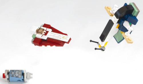 Jedi chasseur stellaire & slave (Jedi Starfighter & Slave I)