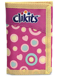Clikits Wallet, Hearts And Circles