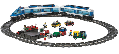 Railway Express with Transformer and Speed Regulator