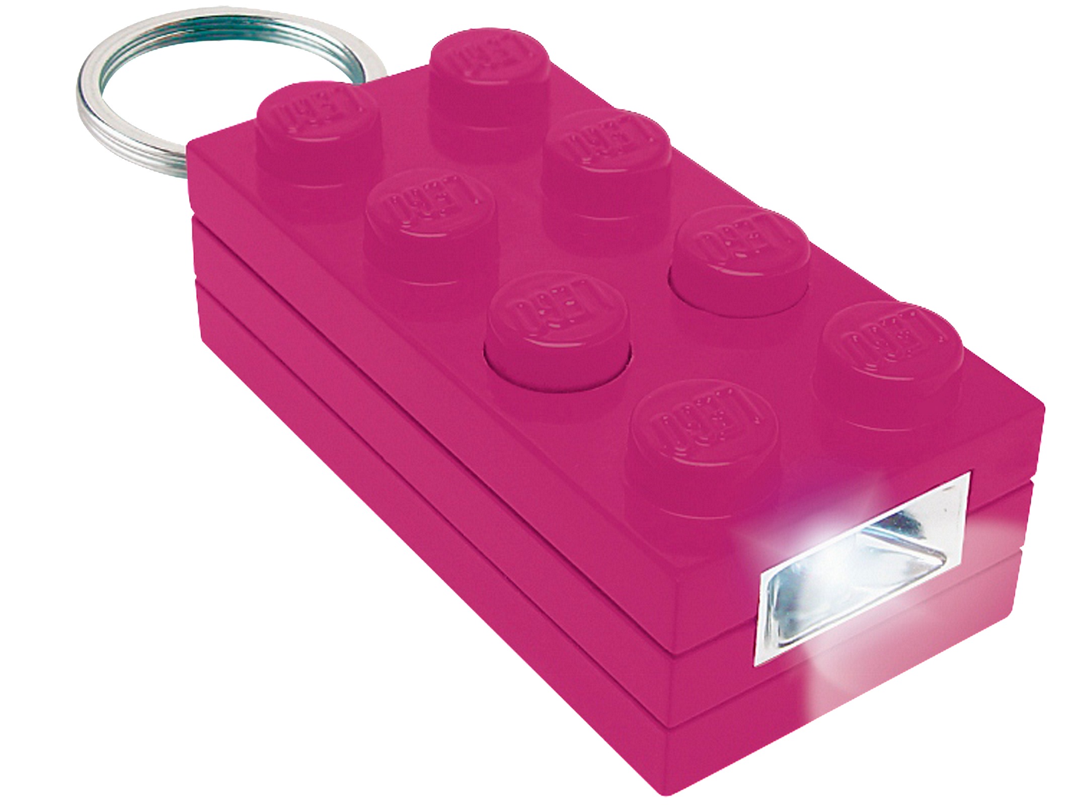 Porte-clés lumineux brique Friends 2 x 4 (rose) (Friends 2 x 4 Brick Key Light (Pink))