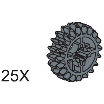 20 Tooth Double Conical Wheels