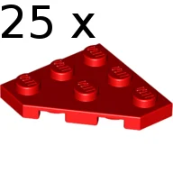 3 x 3 Plates (Red)
