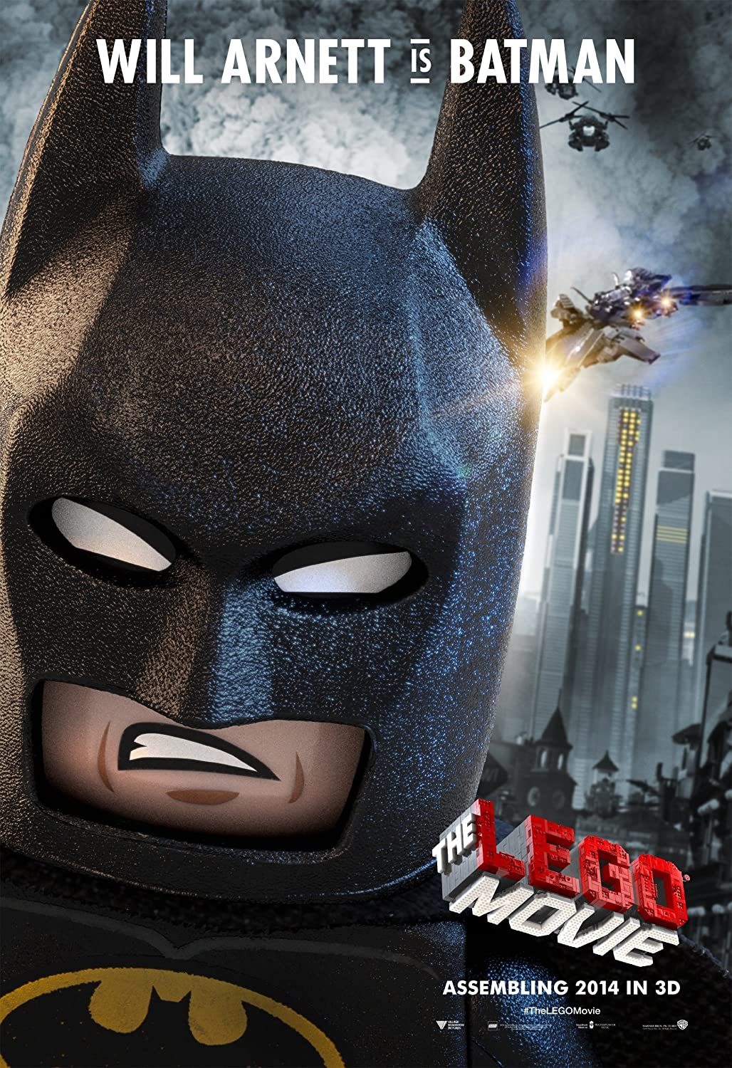 The LEGO Movie: Will Arnett is Batman Poster