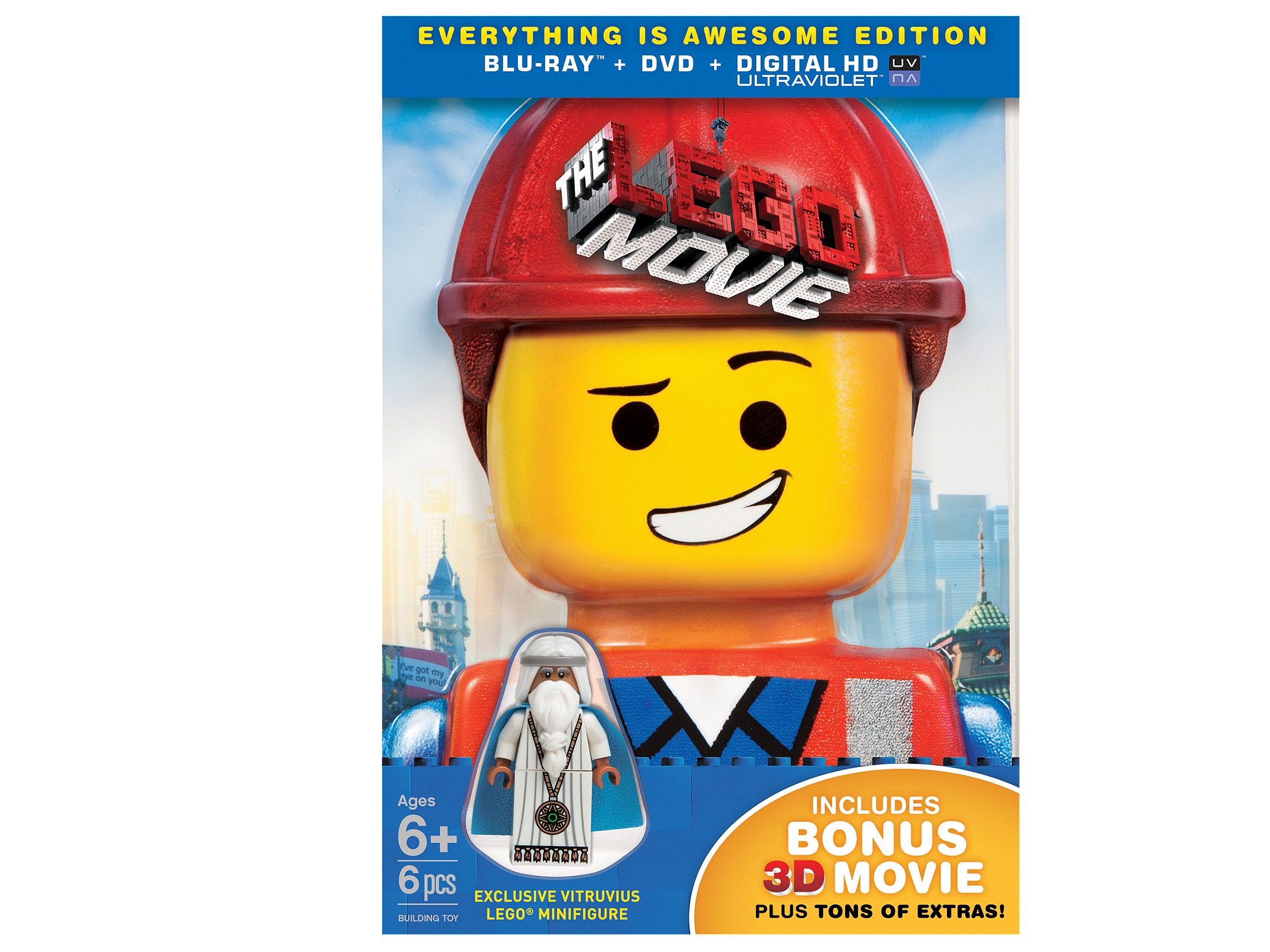 The LEGO Movie: Everything Is Awesome Edition (Blu-Ray + DVD + Digital)