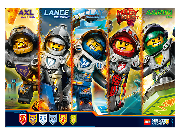 Nexo Knights Character Poster