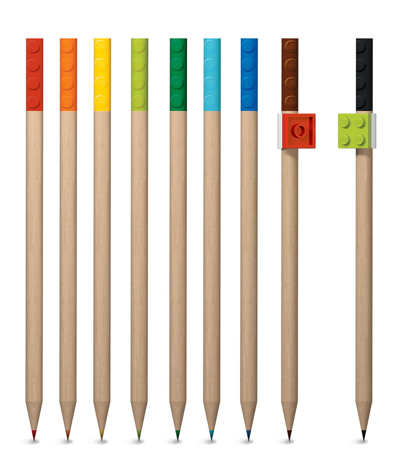 9 Colored Pencils