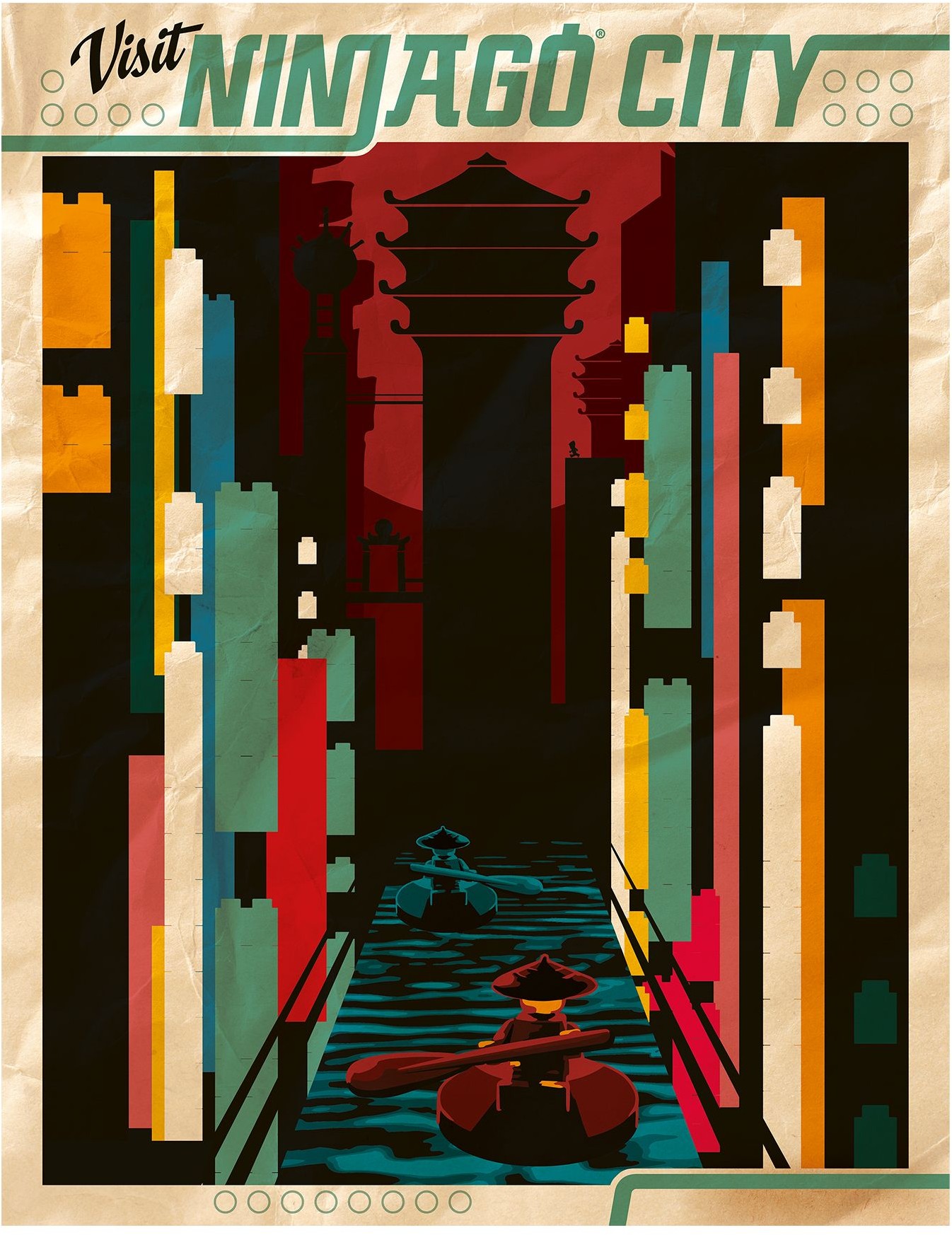 Visit Ninjago City Poster