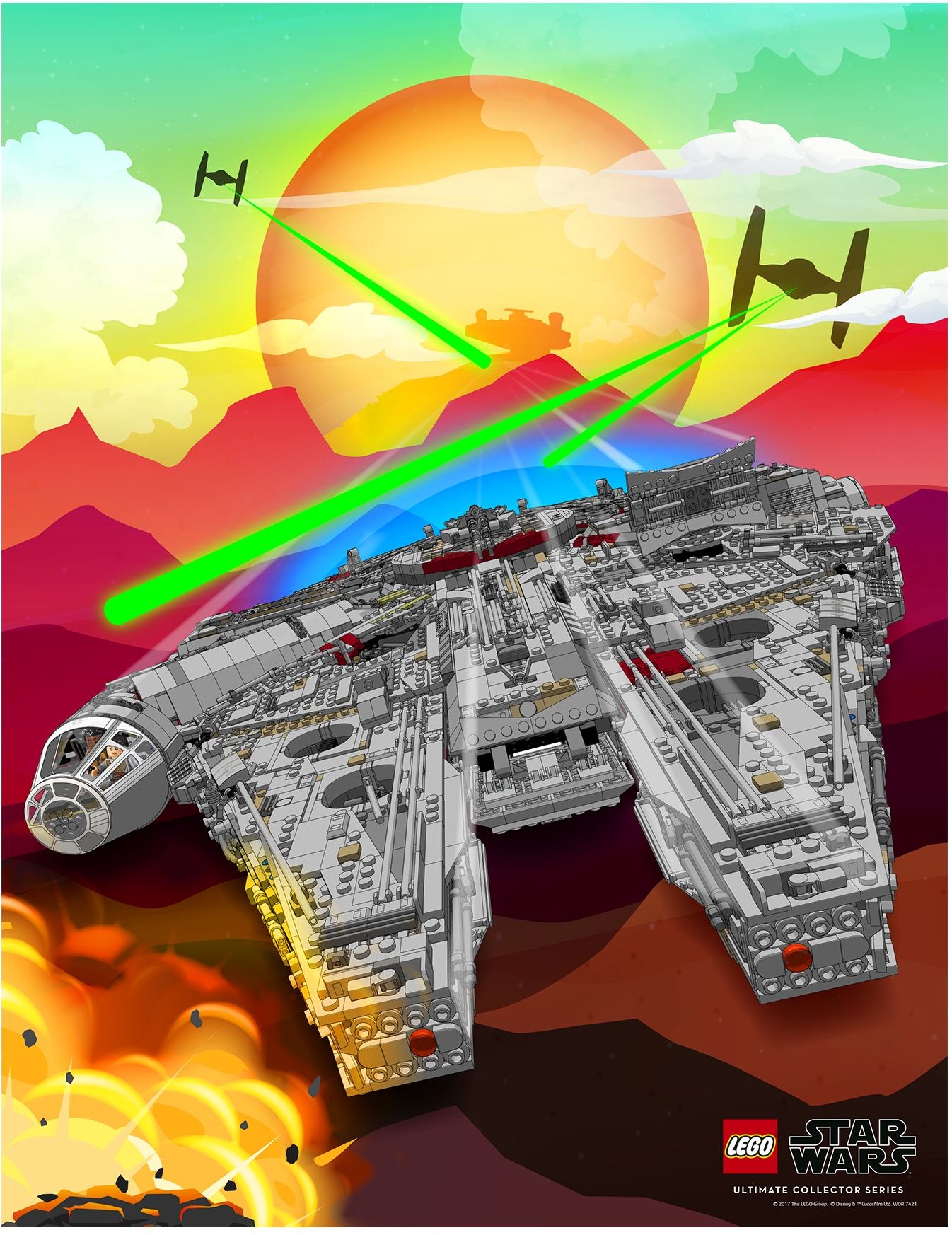 Millennium Falcon Poster