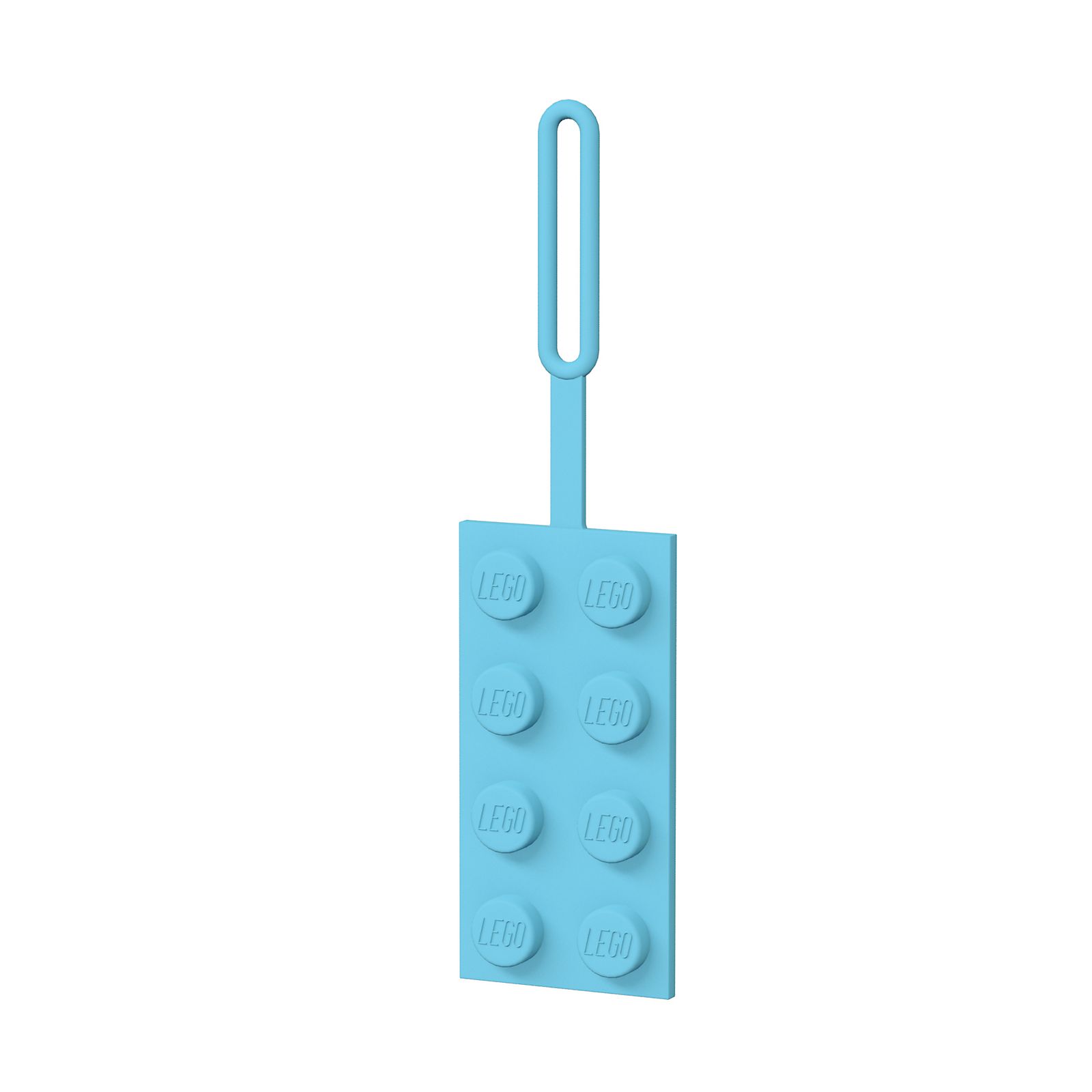 Étiquette de bagage brique azur (Azure Brick Luggage Tag)