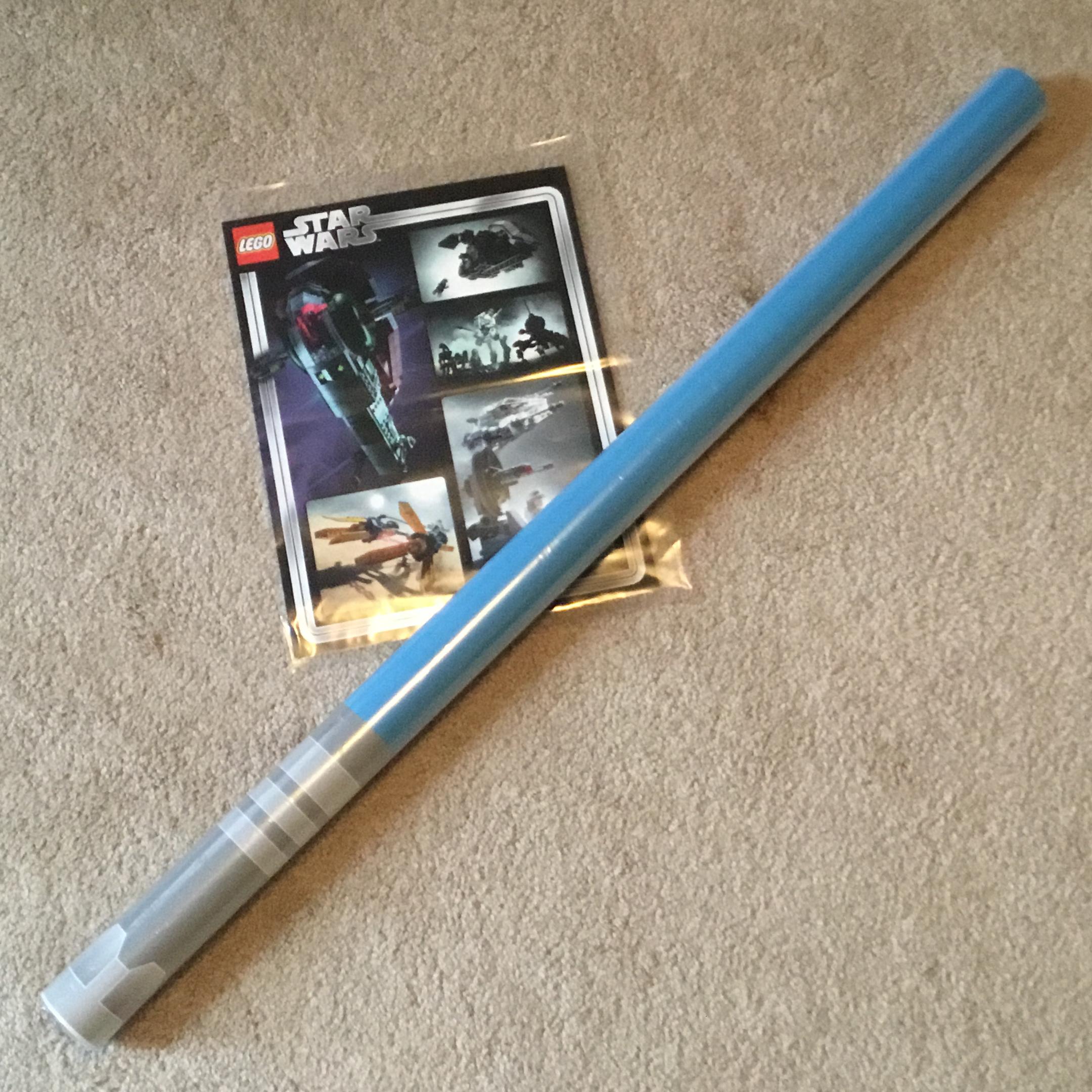 Star Wars 20th Anniversary Lightsaber Poster (Blue)