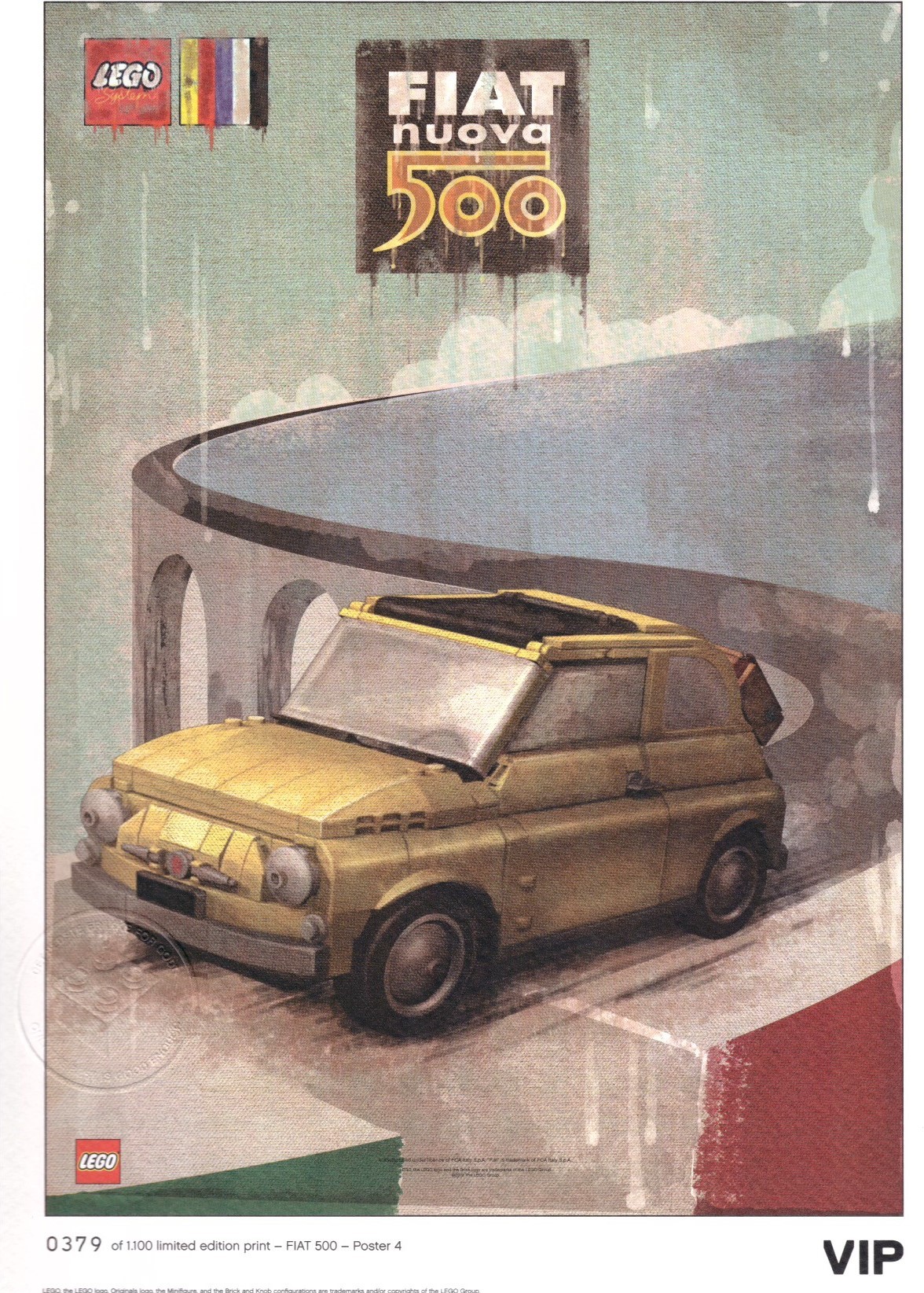Fiat Art Print: "Rome"