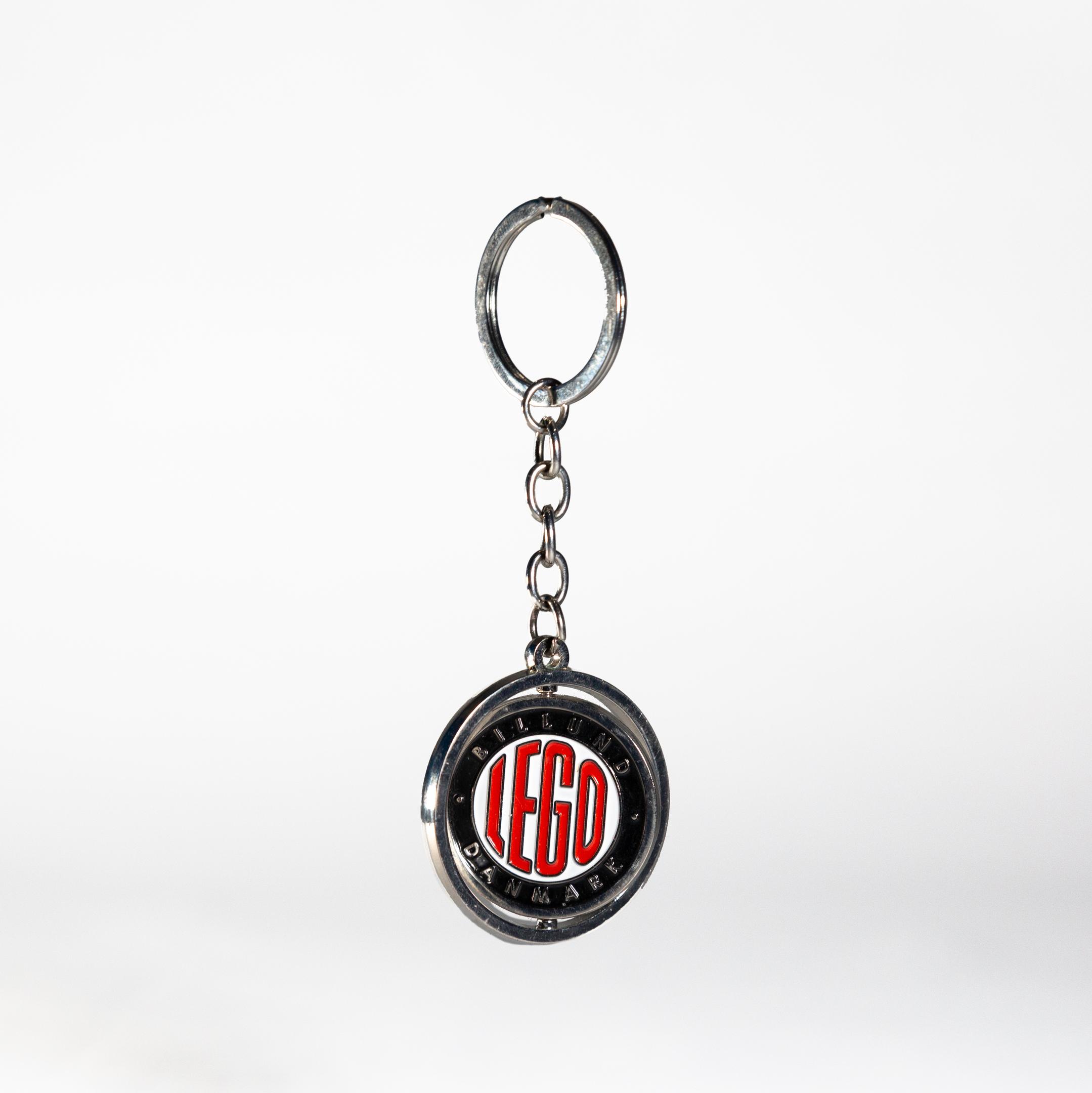 Retro Spinning Key Chain 1950s Logo