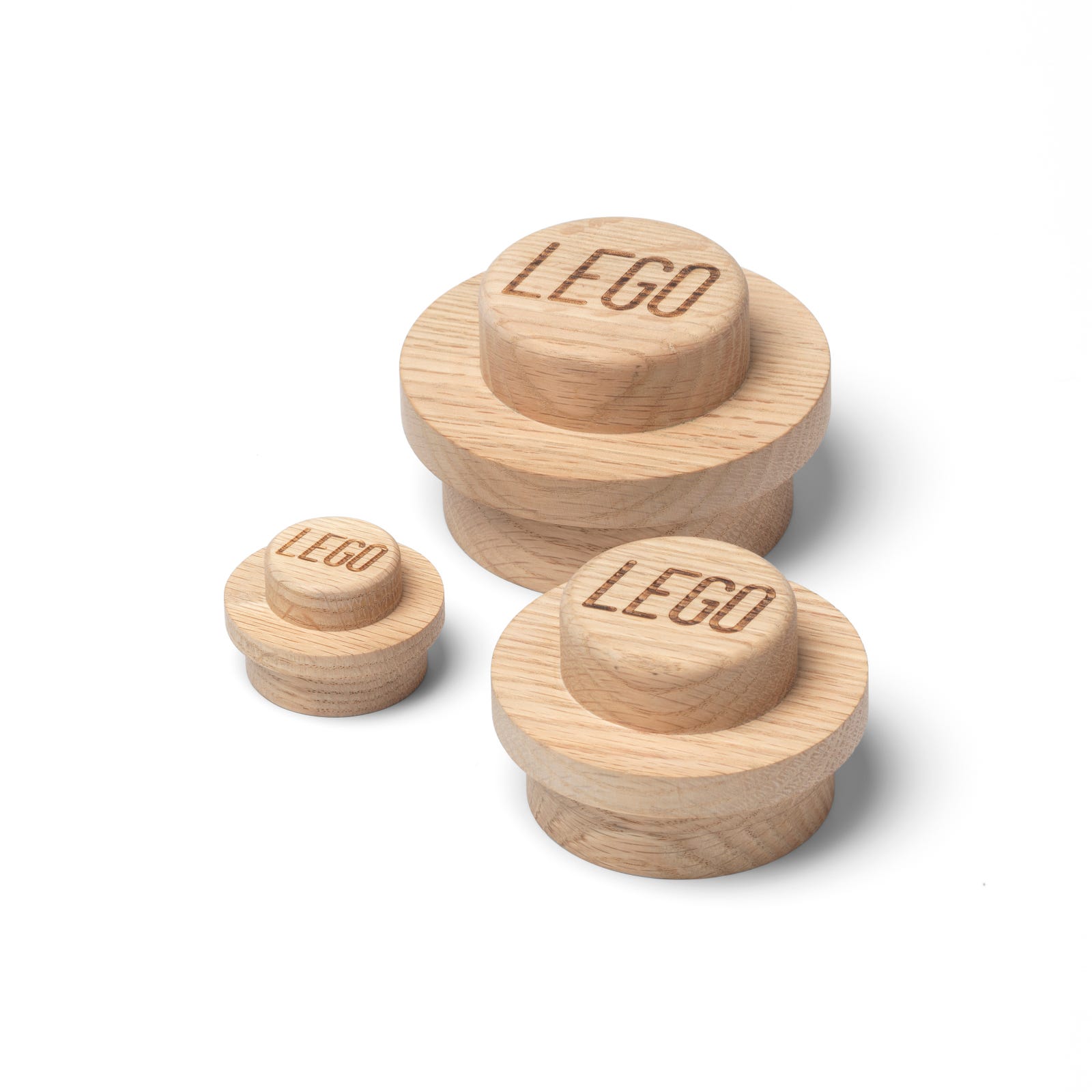 Wooden Wall Hanger Set (Light Oak)