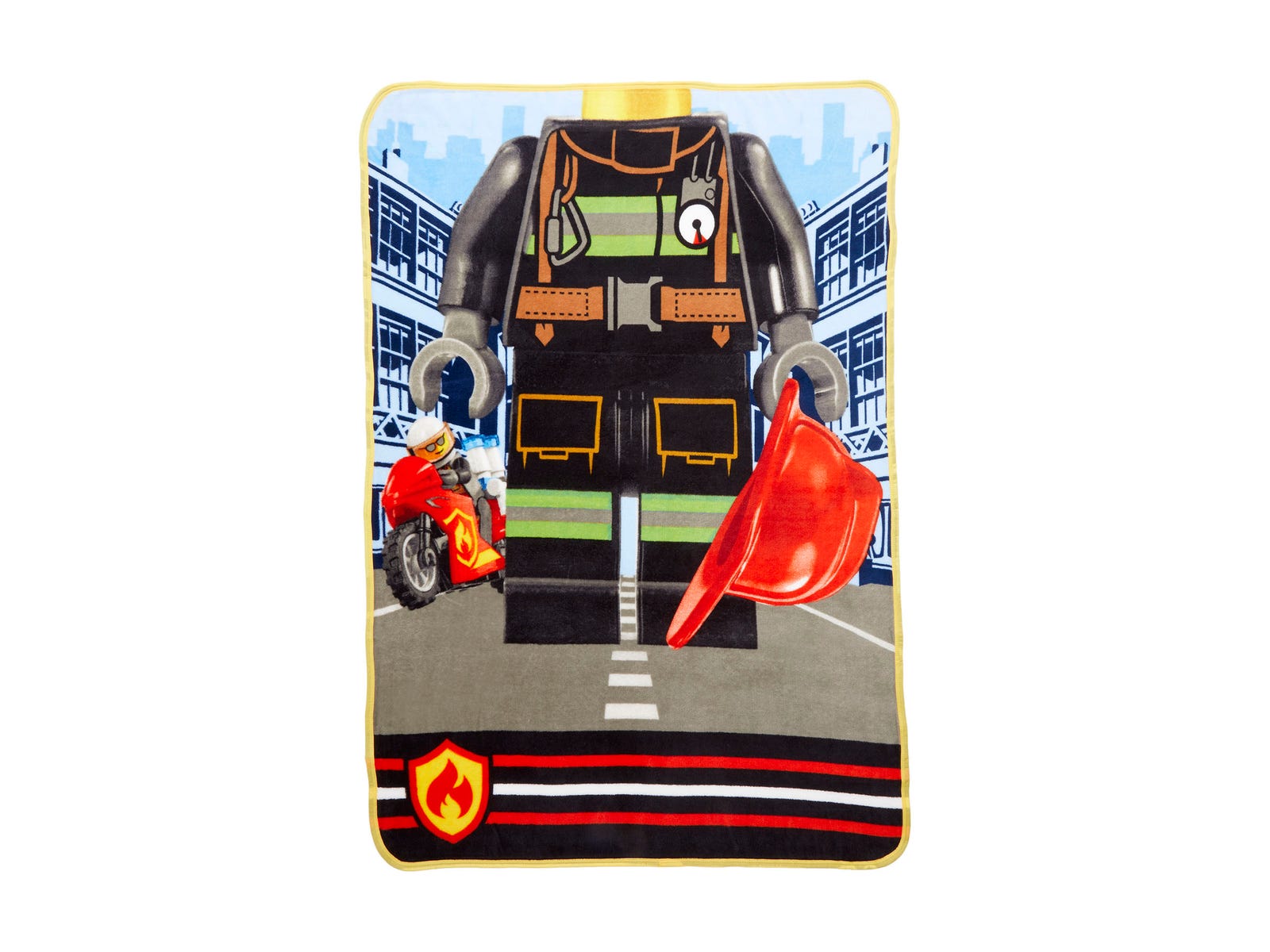 City Fire Chief Plush Throw
