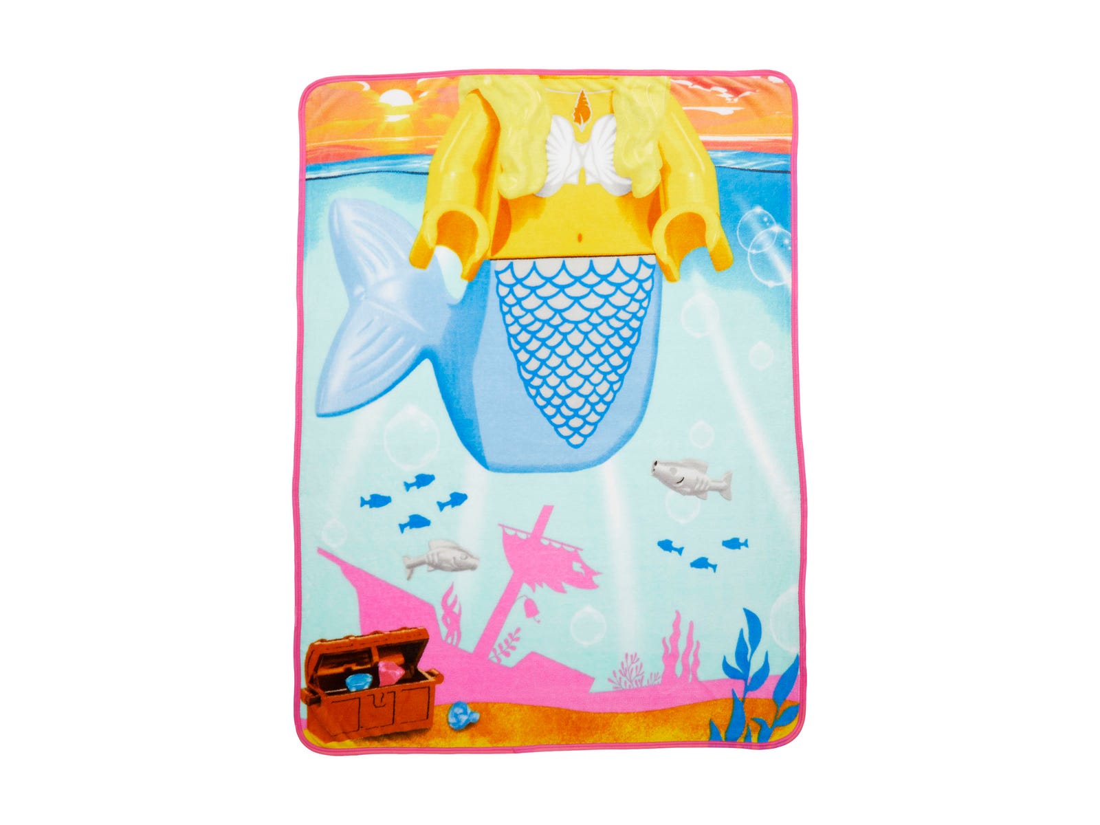 Mermaid Plush Throw