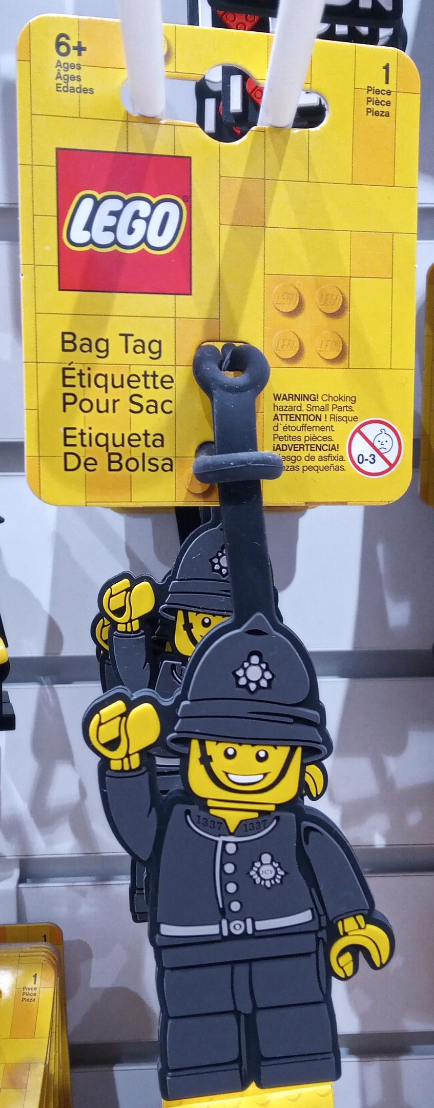 UK Policeman Bag Tag