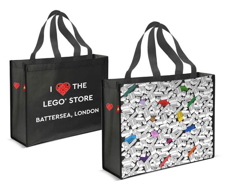 I [Heart] The LEGO Store Battersea, London Tote Bag