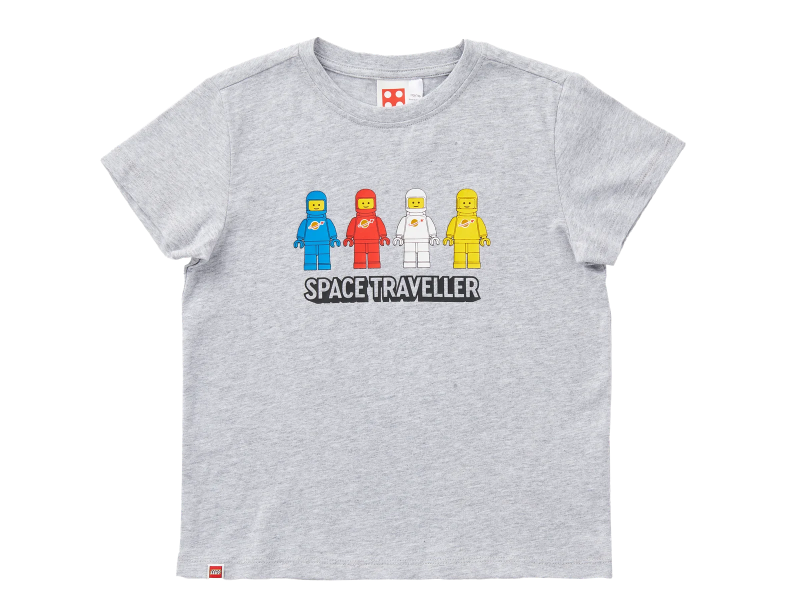 Short-Sleeve Space Traveler Kids T-Shirt – Gray Mélange