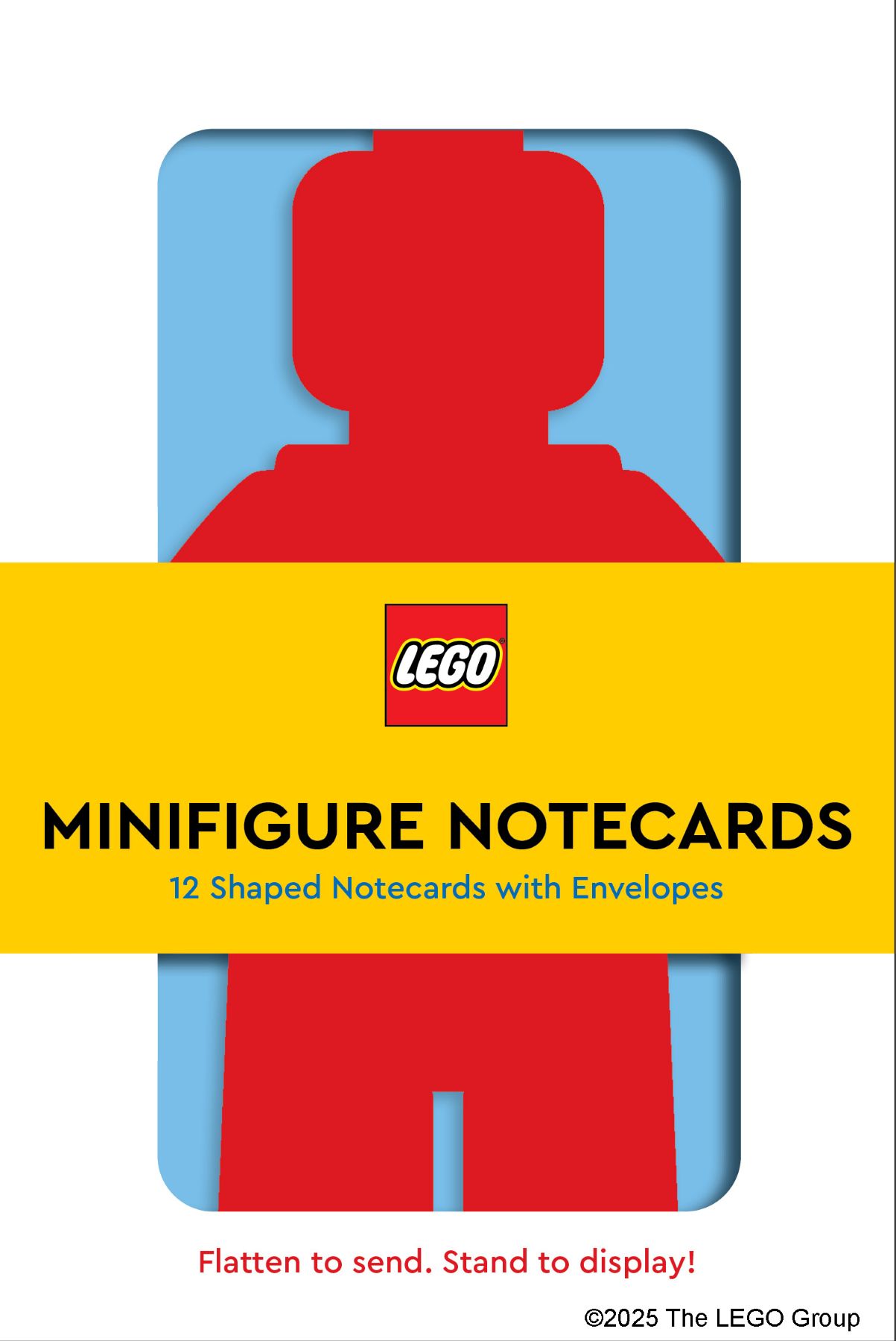 Minifigure Notecards: 12 Shaped Notecards with Envelopes