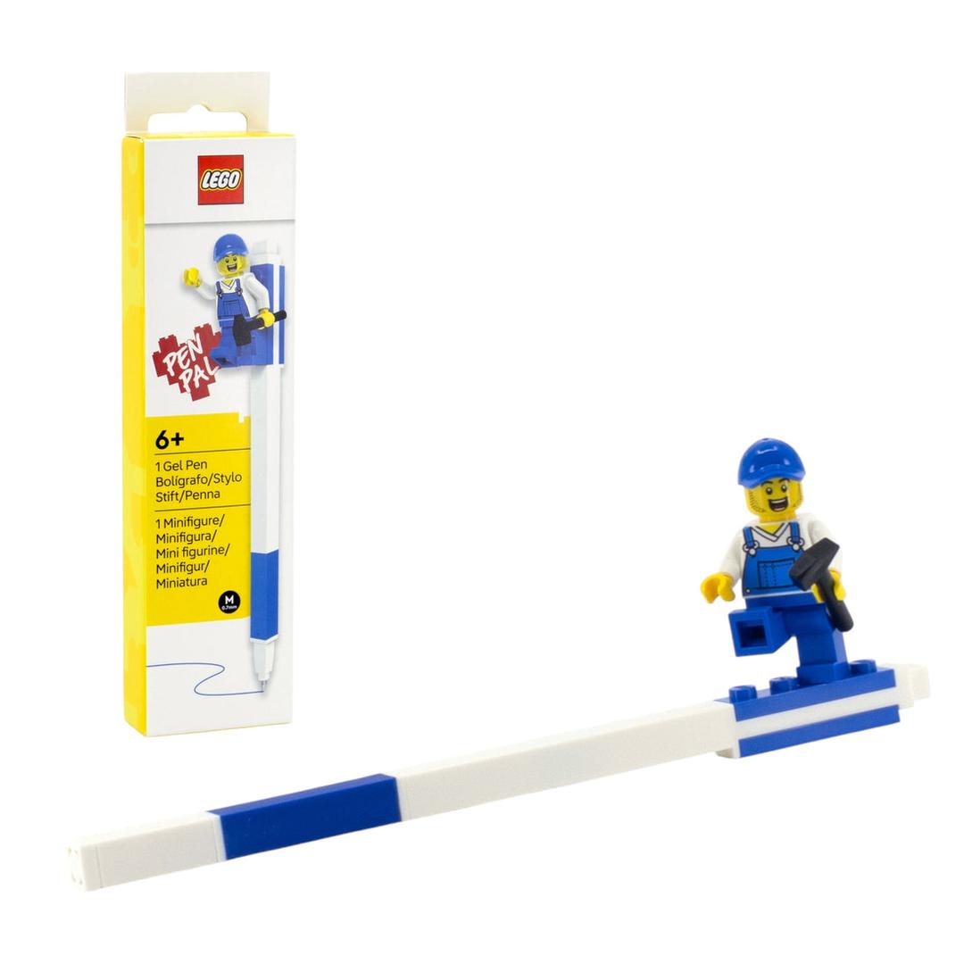 Stylo pal gel stylo avec figurine (bleu) (Pen Pal Gel Pen with Minifigure (Blue))