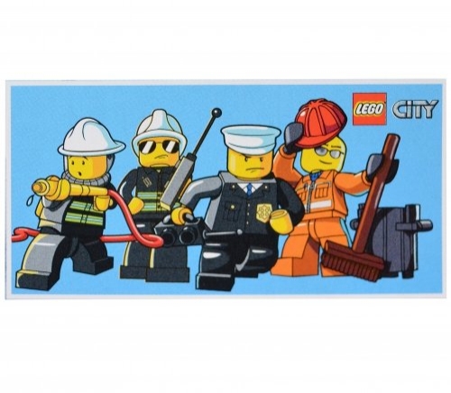 Serviette de ville minifigurines (City Minifigs Towel)