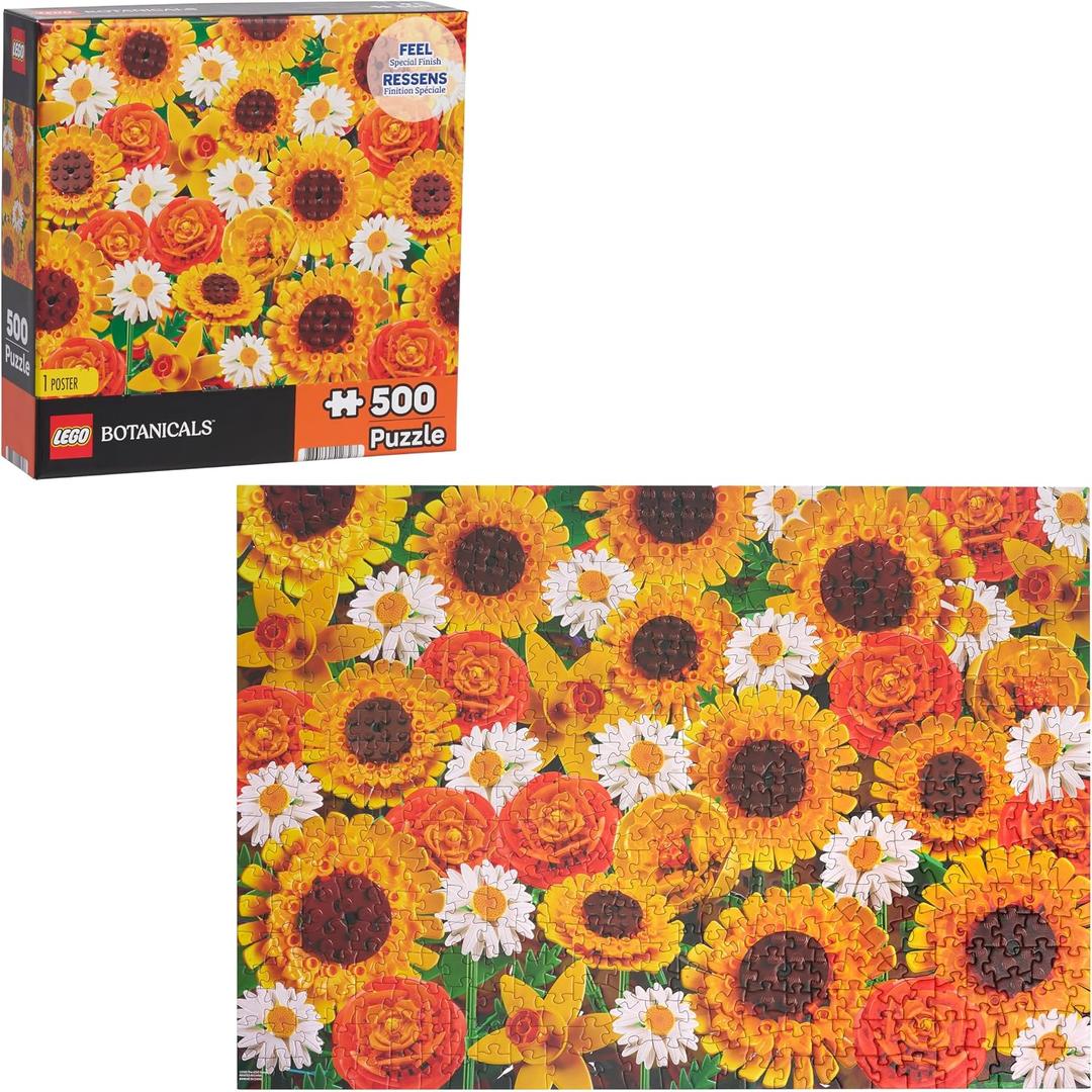 Casse-tête de collage de tournesol (Botanicals Sunflower Collage Puzzle)
