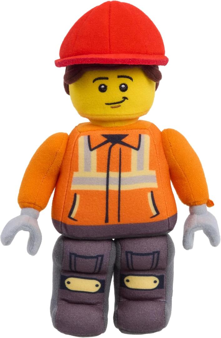 Petite peluche : ouvrier du bâtiment (Construction Worker Small Plush Minifigure)