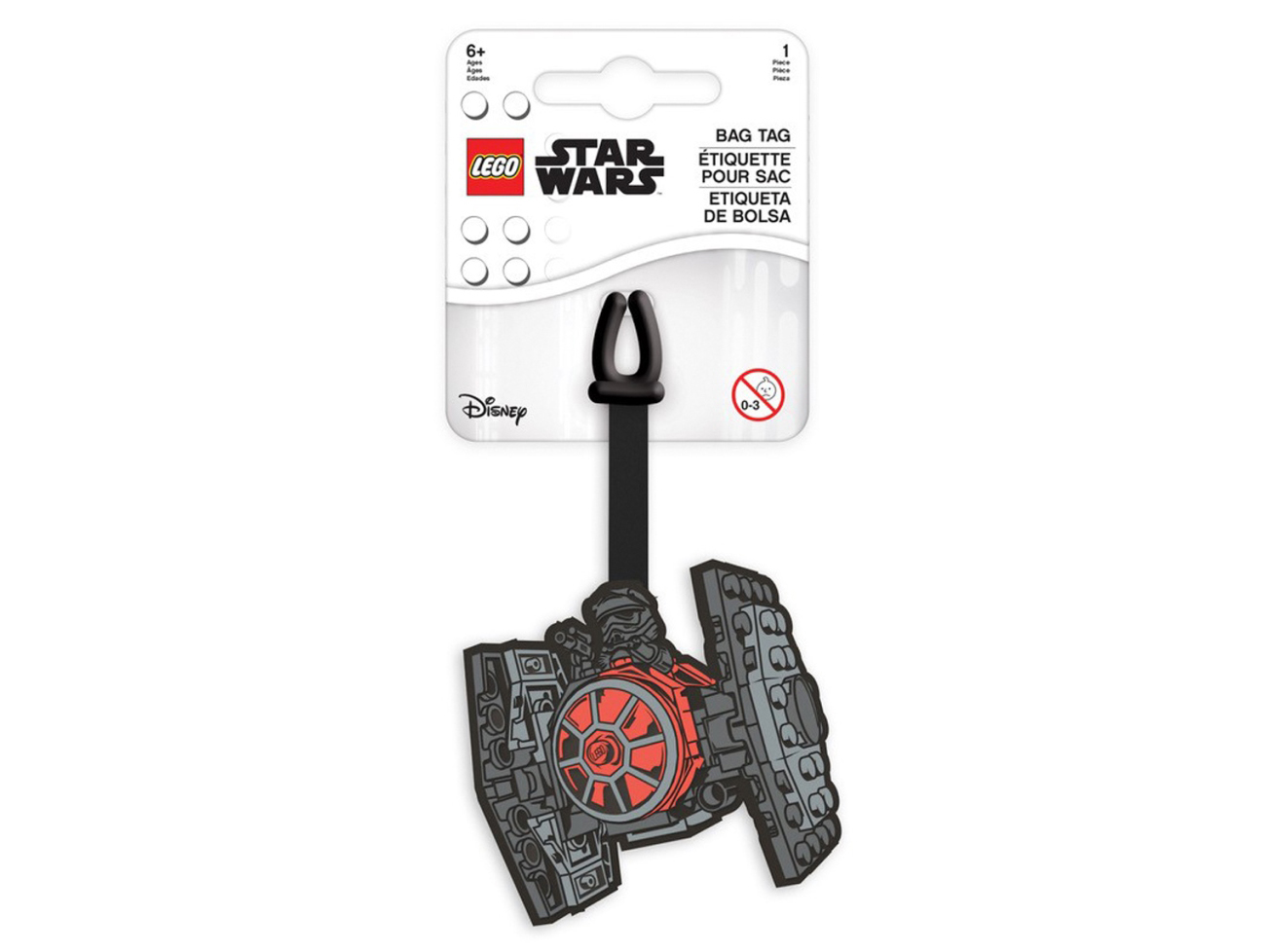 Premier ordre cravate fighter sac tag (First Order TIE Fighter Bag Tag)