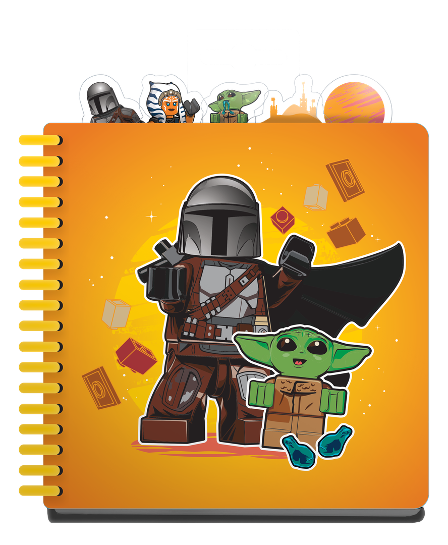 Star Wars la mandalorienne et Grogu tab carnet (Star Wars The Mandalorian and Grogu Tab Notebook)
