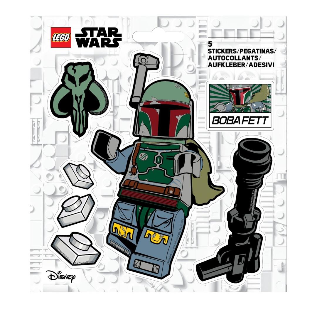 Star Wars la mandalorienne Boba Fett autocollants (Star Wars The Mandalorian Boba Fett Stickers)