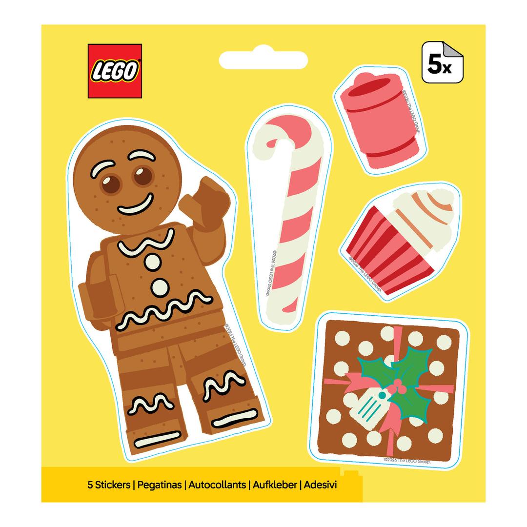 Autocollants homme pain d'épice (Holiday Gingerbread Man Stickers)