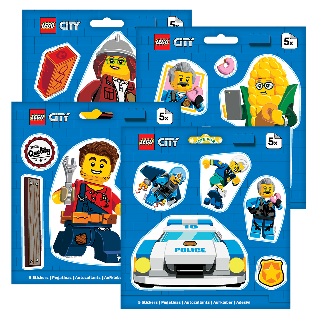 Autocollants de ville (City Stickers)