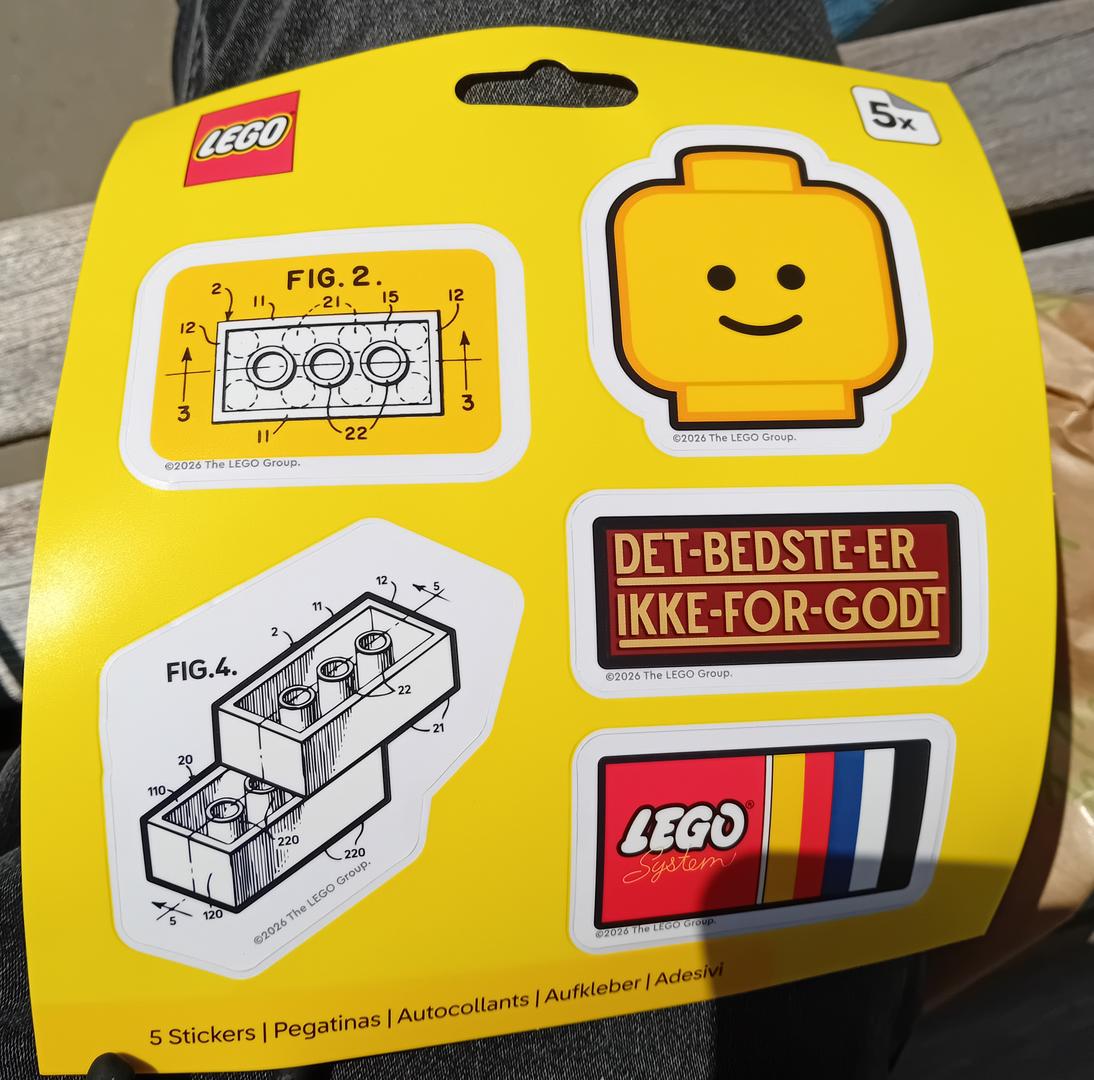Autocollants LEGO classiques (Classic LEGO Stickers)