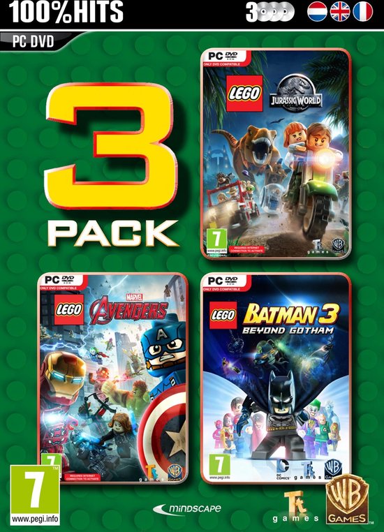 Pack de 3 jeux PC (PC Games 3 Pack)