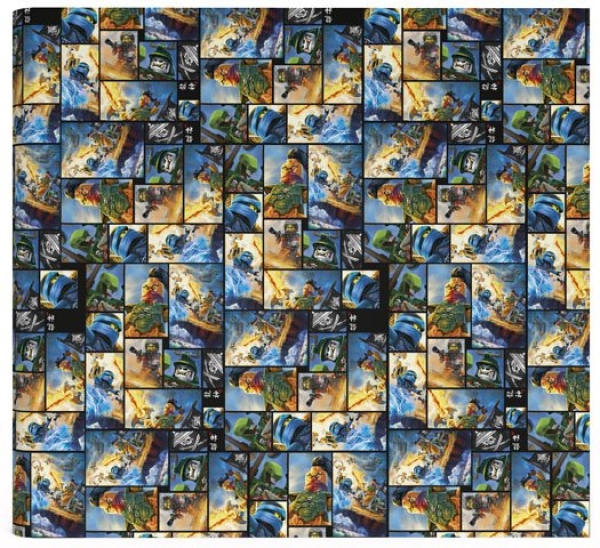Papier d'emballage Ninjago éclair Battle (Ninjago Lightning Battle Wrapping Paper)