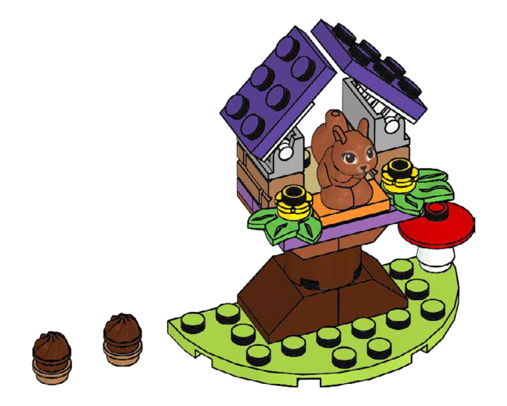 Maison d'arbre d'écureuil (Squirrel's Tree House)