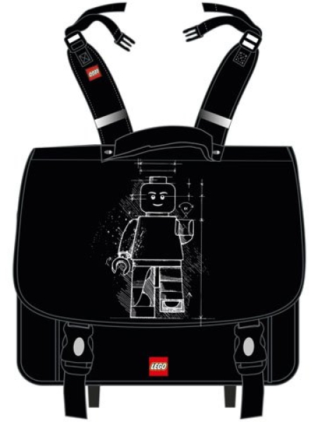 Chariot de sac d'école figurine classique (Classic Minifigure School Bag Trolley)