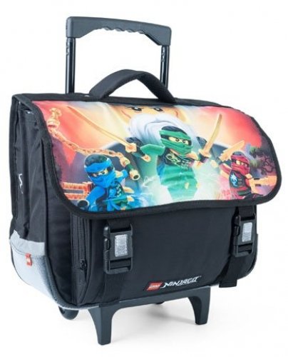 Ninjago maître wu école sac chariot (Ninjago Master Wu School Bag Trolley)