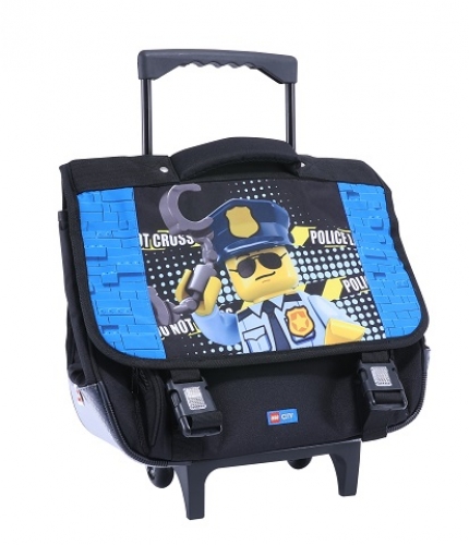 Ville police école sac chariot (City Police School Bag Trolley)