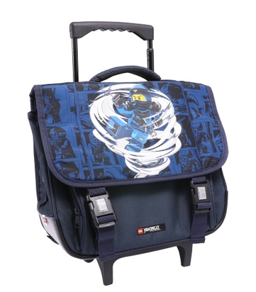 Ninjago spinjitzu Jay sac d'école chariot (Ninjago Spinjitzu Jay School Bag Trolley)