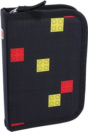 Trousse de briques avec des crayons (Bricks Pencil Case with Pencils)