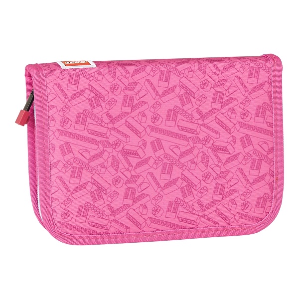 Trousse violet avec des crayons (Violet Pencil Case with Pencils)