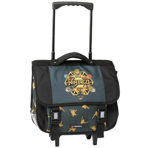 Ninjago golden team sac scolaire chariot (Ninjago Golden Team School Bag Trolley)