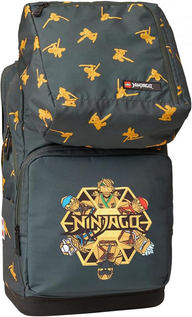 Ninjago or sac à dos d'équipe avec sac de sport (Ninjago Golden Team Backpack with Gym Bag)