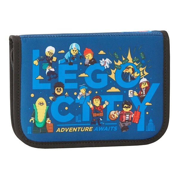Trousse City l’aventure vous attend avec crayons (City Adventure Awaits Pencil Case with Pencils)
