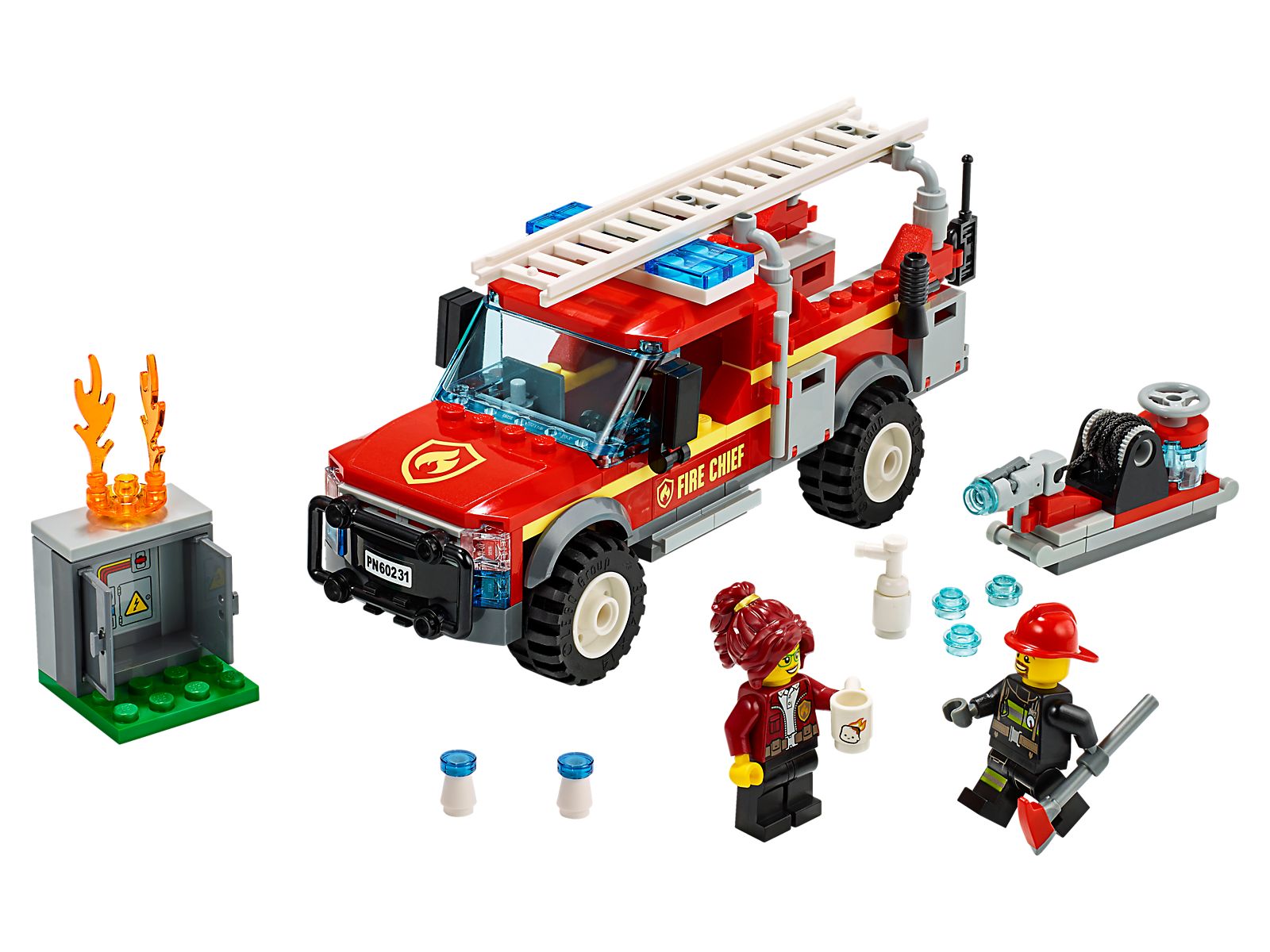 Pompier chef camion de réponse (Fire Chief Response Truck)