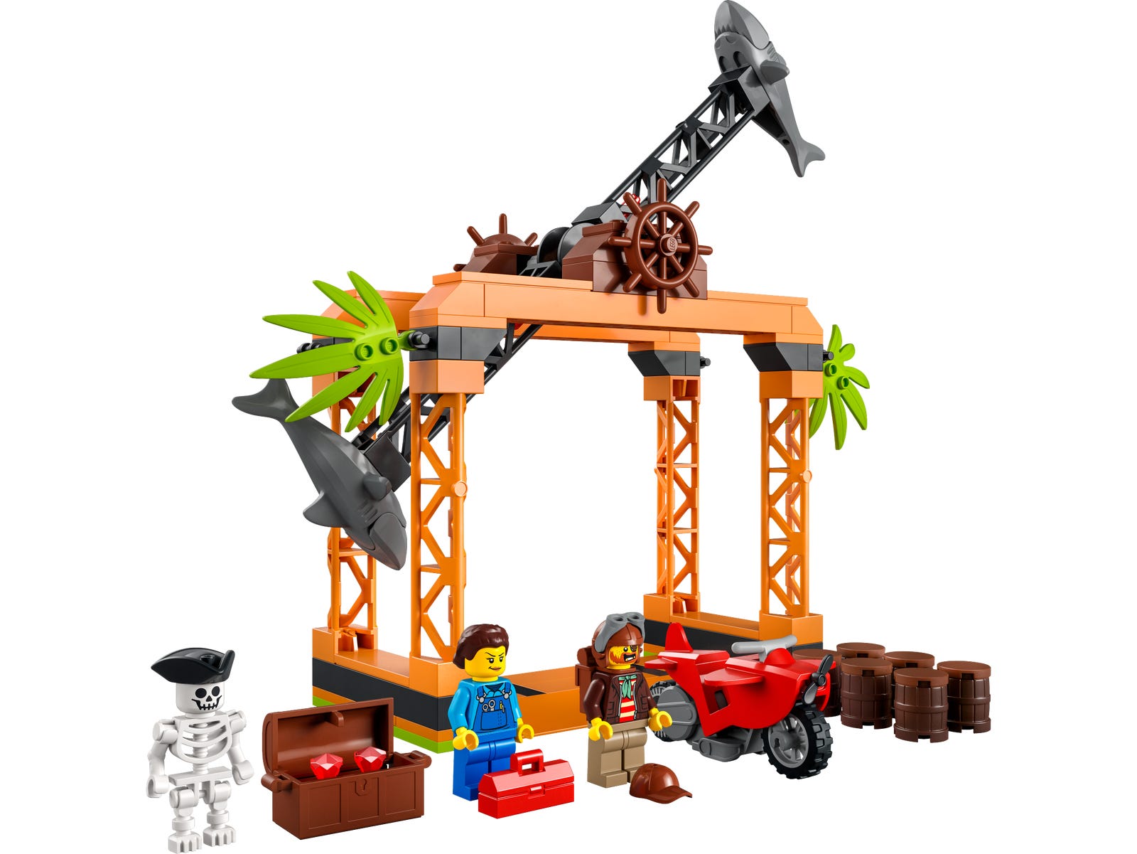Le grand livre des requins (The Shark Attack Stunt Challenge)