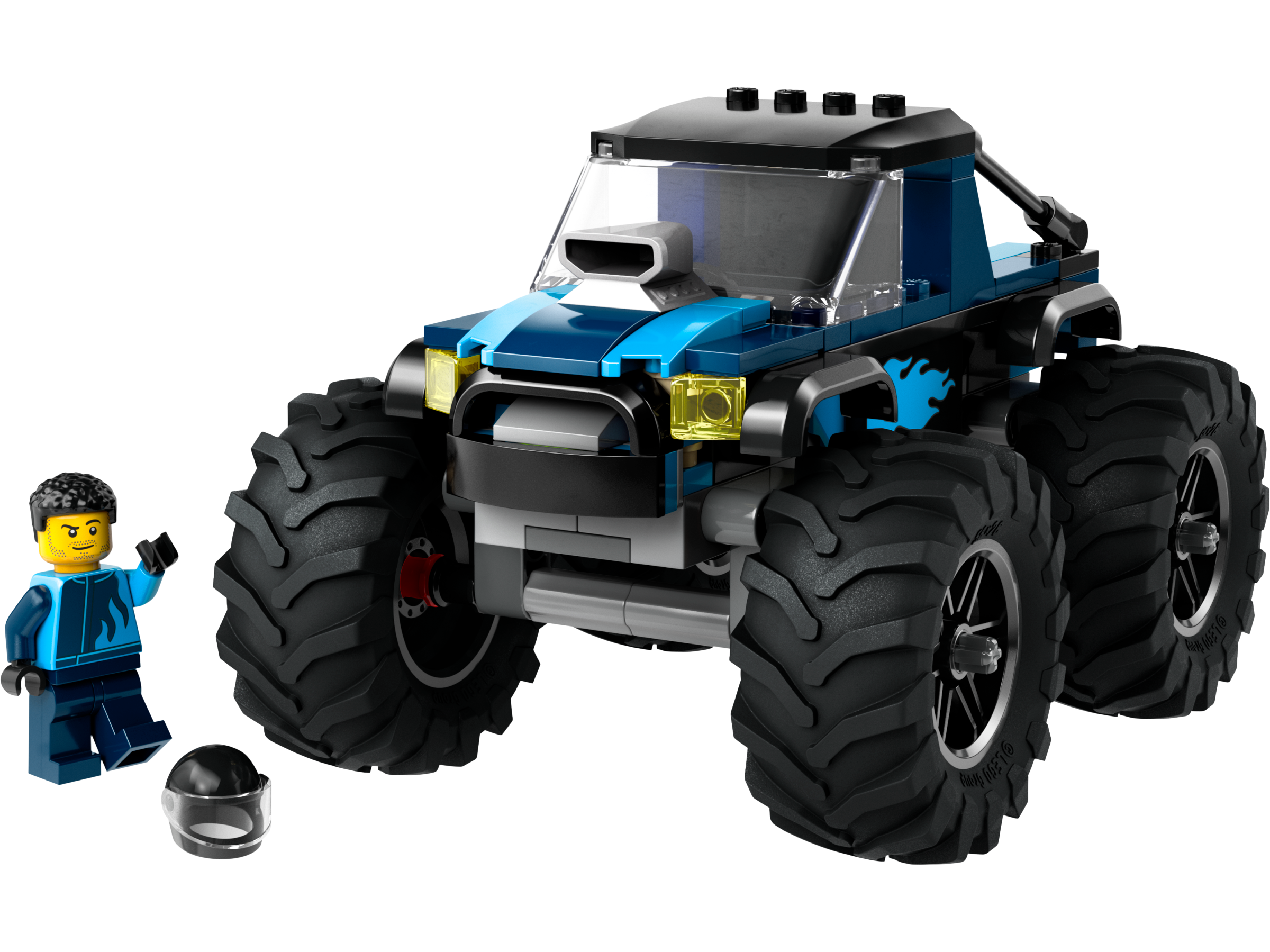 Monster truck bleu (Blue Monster Truck)